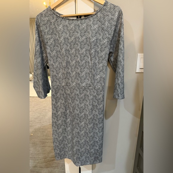 The Limited Women’s Herringbone Black and White Dress Size 12 NWT - Picture 1 of 6